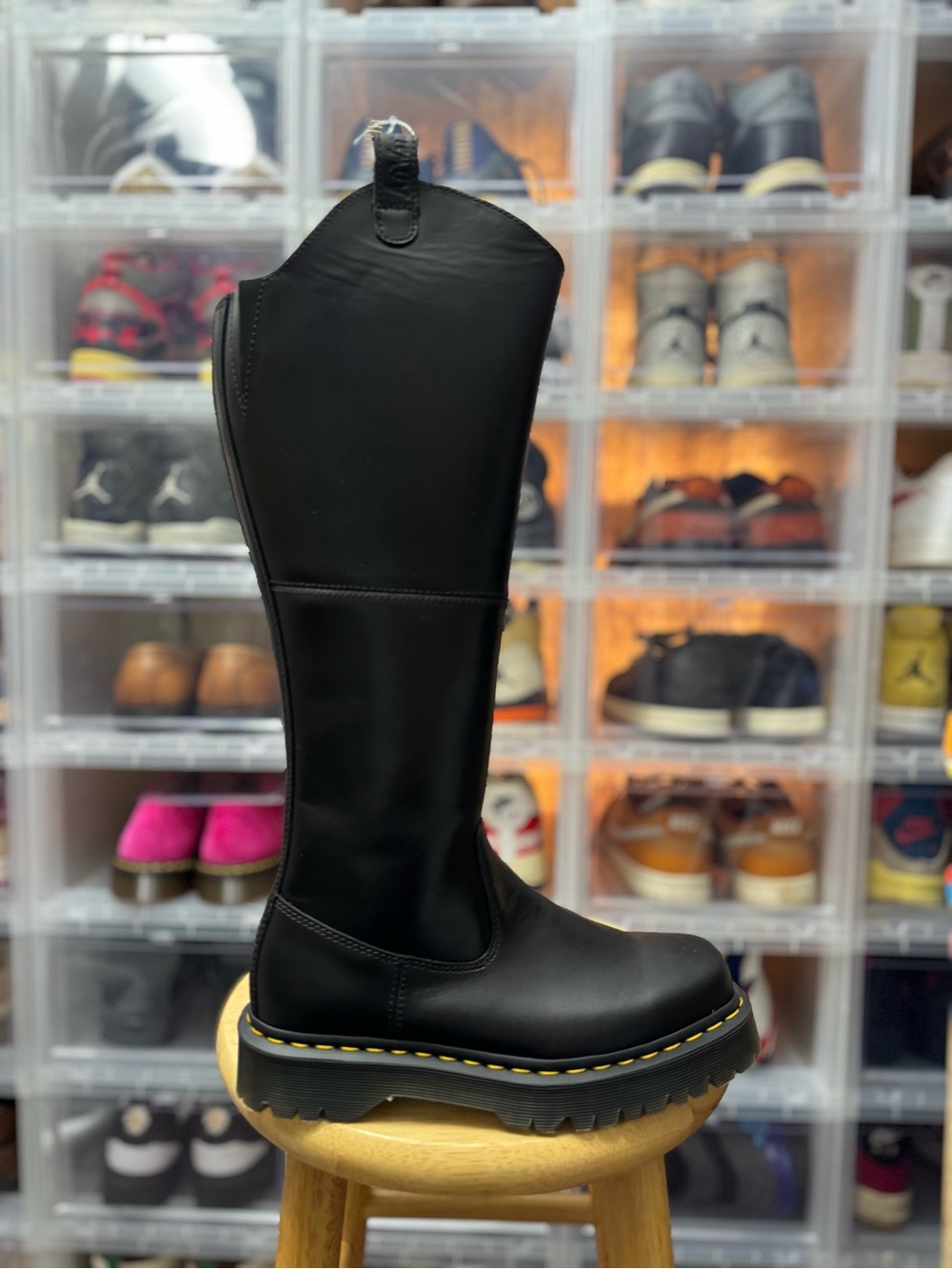 Dr. Martens Knee High Black Boots